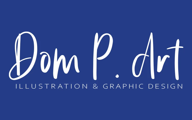 monochromatic white version of the logo on blue background