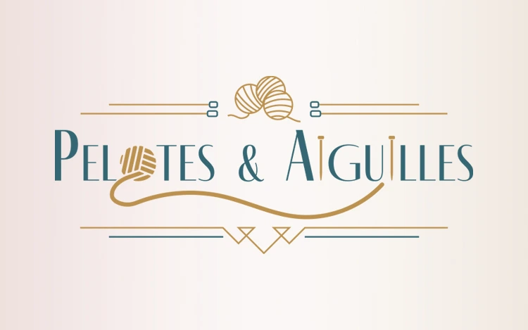 main logo of pelotes and aiguilles
