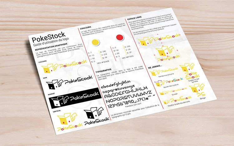 Brand guideline mockup