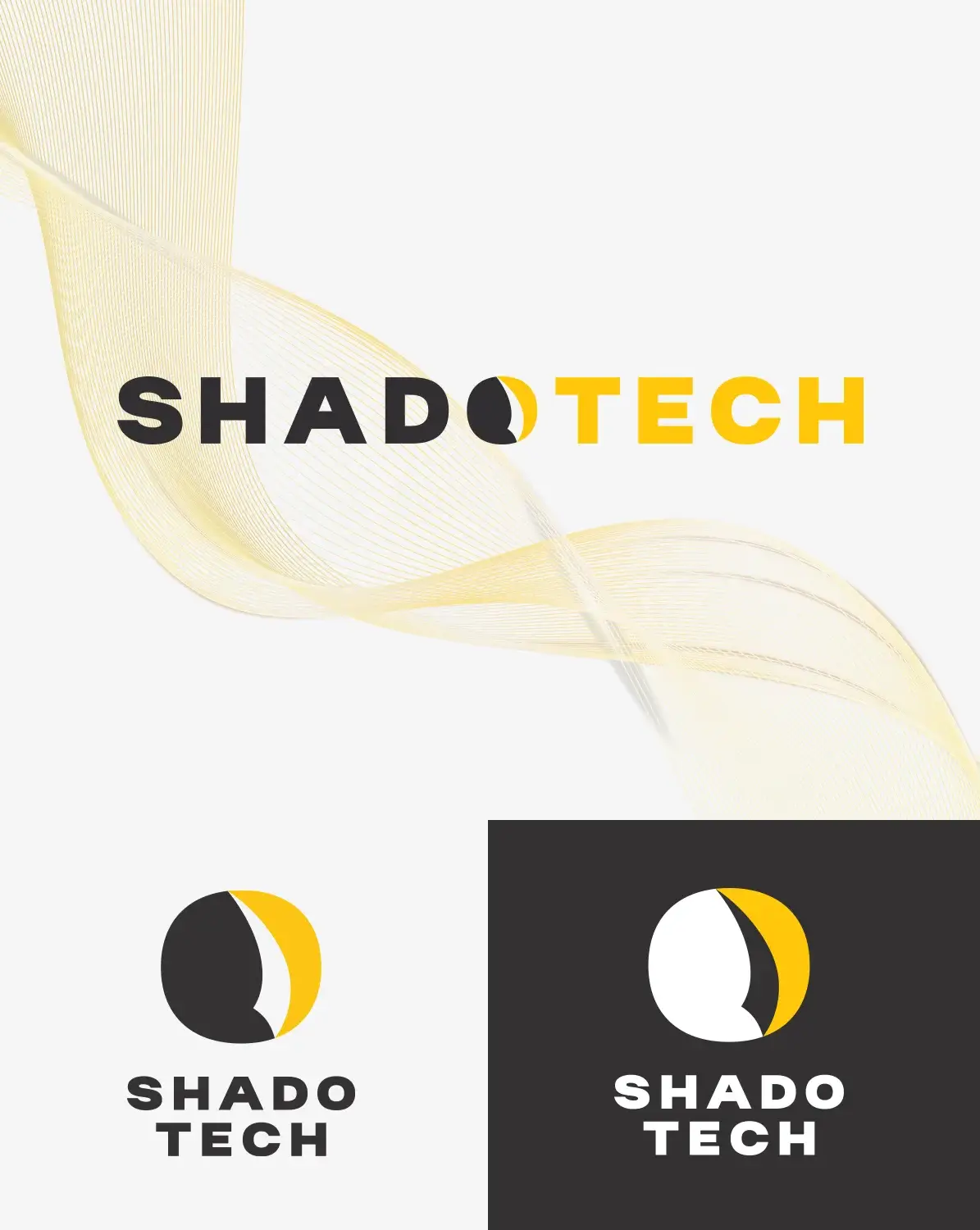 Ensemble de logo réalisés par By Your Side Design pour la marque ShadoTech